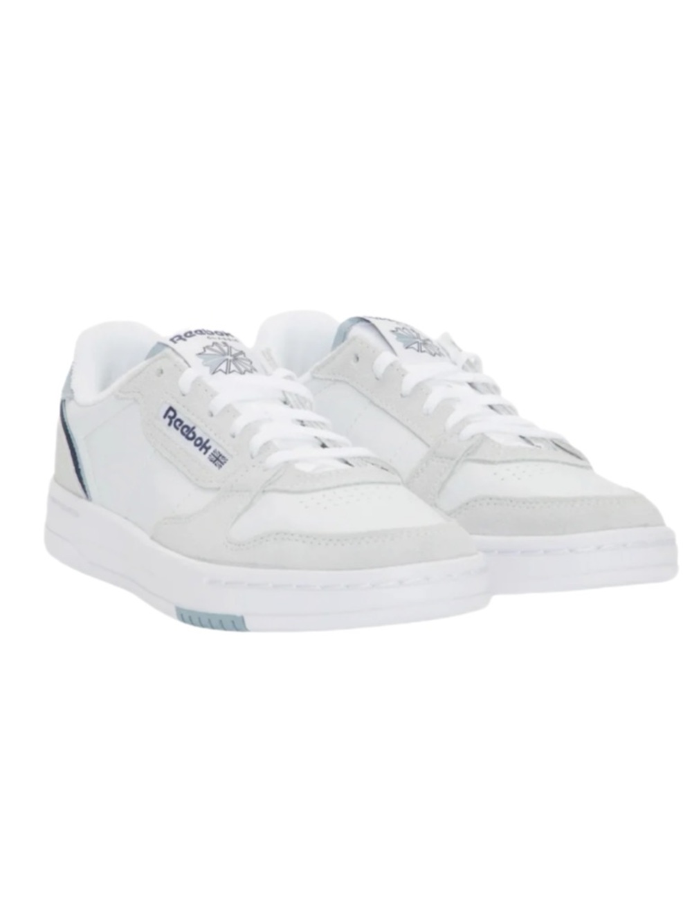REEBOK White and blue womens sneakers